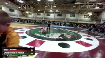 140 lbs Cons. Semi - Langdon Klinkhammer, West Central vs Wyatt Marler, Sturgis