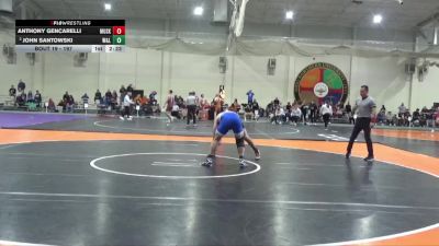 197 lbs Champ. Round 1 - Anthony Gencarelli, Muskingum vs John Santowski, Washington & Lee