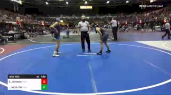 123 lbs Round Of 64 - Liliana Montufar, Fight Syndicate vs Bianca Johnson, Team Takedown