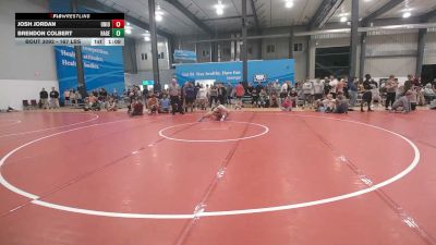 167 lbs Final - Josh Jordan, Uniontown vs Brendon Colbert, Hagerstown