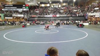 140 lbs Quarterfinal - Hollie Finneran, Atchison-Maur Hill-Mount Academy vs Faith Dyke, Belleville-Republic County HS