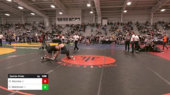 220 lbs Quarterfinal - Hayden Haynes, NC vs Charles Weidman, CT