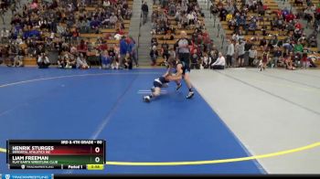 80 lbs Quarterfinal - Liam Freeman, Flat Earth Wrestling Club vs Henrik Sturges, Immortal Athletics WC