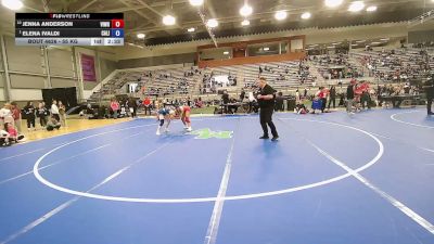 55 kg Cons. Semis - Jenna Anderson, Vision Wrestling vs Elena Ivaldi, California