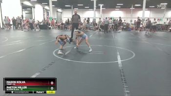 64 lbs Round 5 - Paeton Miller, Quaker Black vs Mason Kolva, TNWC