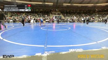 110 lbs Consolation - Jordan Dunigan, Outlaw Wrestling Club vs Addilyn Westfahl, Wichita Wrestling Club