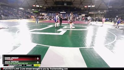 163 lbs 1st Place Match - Sadie Lindsay, Washington vs Sachi Matsuo, Snoqualmie Valley Wrestling Club