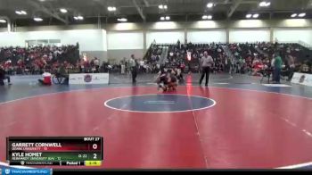 184 lbs Placement Matches (16 Team) - Kyle Homet, Reinhardt University (GA) vs Garrett Cornwell, Doane University
