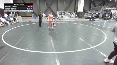 157 lbs Michael Craft, New Jersey vs Sergio Gomez, California Red