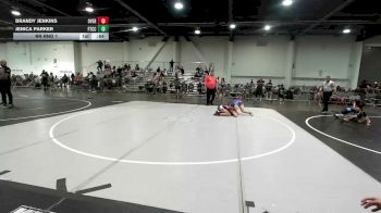 136 lbs Rr Rnd 1 - Brandy Jenkins, Overtime WC vs Jenica Parker, Ftcc