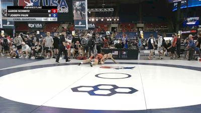 157 lbs Cons. Quarters - Aaron Schmitz, Montana vs Joseph Paun, Indiana