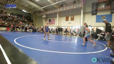 84 lbs Consi Of 8 #2 - Jax Sheninger, Collinsville Cardinal Youth Wrestling vs Aceyn Marr, Newkirk Takedown Club