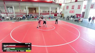 285 lbs 5th Place Match - Elijah Hinshaw, UIndy vs Vincent Parke, West Liberty