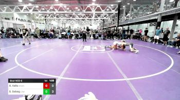 114 lbs Quarterfinal - Anthony Valls, Mat Assassins vs Shai Sabag, Lion's Den Young Bucks