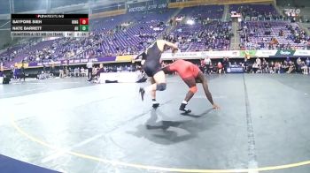 165 lbs Quarters & 1st Wb (16 Team) - Nate Barrett, Ashland vs Sayfore Sieh, King