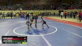 37 lbs 3rd Place Match - Loxus Farley, Chickasha Wrestling vs Sahir Graham, Team Of Hard Knox