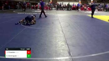 113 lbs Cons. Round 2 - Isaiah Posadas, Bakersfield High School Wrestling vs Oscar Dominguez, California