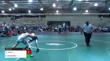 100 lbs Prelims - Noah Lewis, Ponca City Wildcat vs Ethan Christoffer, Warrior WC