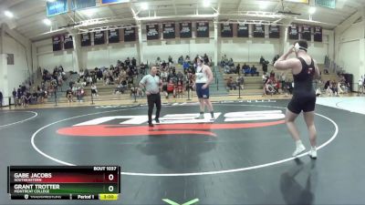 285 lbs Quarterfinal - Grant Trotter, Montreat College vs Gabe Jacobs, Southeastern