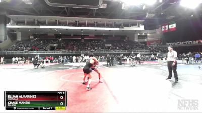 113 lbs Semifinal - Elijah Almarinez, Vacaville vs Chase Manski, Folsom