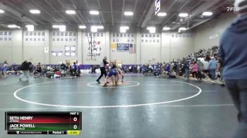 190 lbs Champ. Round 2 - Jace Powell, Clarksville vs Seth Henry, Athens