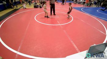 52 lbs Consi Of 8 #2 - Colter Chaffin, Wagoner Takedown Club vs Conner Woods, Salina Wrestling Club