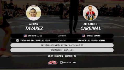 Alexander Cardinal vs Adrian Tavarez 2024 ADCC Austin Open