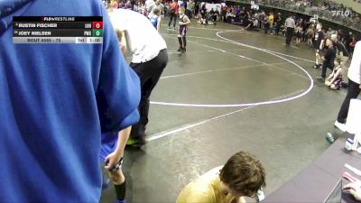 75 lbs Cons. Round 1 - Rustin Fischer, League Of Heroes vs Joey Nielsen, Plattsmouth Wrestling Club