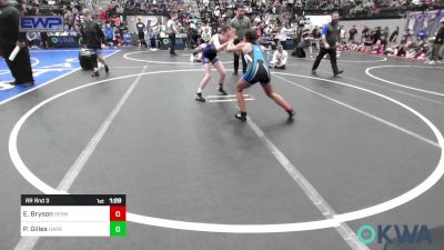 98 lbs Rr Rnd 3 - Emily Bryson, Hennessey Takedown Club vs Paisley Gilles, Harrah Little League Wrestling