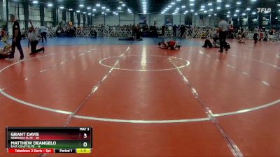 110 lbs Rd# 10- 4:00pm Saturday Final Pool - Grant Davis, Nebraska Elite vs Matthew DeAngelo, East Coast Elite