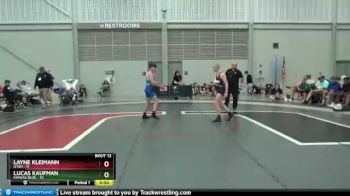 113 lbs Placement Matches (8 Team) - Layne Kleimann, Utah vs Lucas Kaufman, Kansas Blue