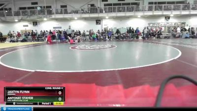 126 lbs Cons. Round 4 - Antonio Stayer, Leo Wrestling Club vs Jaxtyn Flynn, Indiana