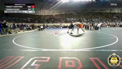 B6A-285 lbs Quarterfinal - Oakley Caruthers, Norman vs Gunner Wilson, Broken Arrow