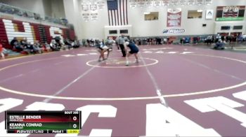 132 lbs Champ. Round 3 - Keanna Conrad, Blackfoot vs Estelle Bender, Middleton