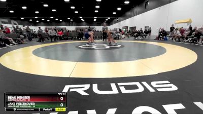 119 lbs Round 1 (8 Team) - Jake Penzkover, LAW/Crass Wrestling vs Beau Heniser, Indiana Outlaws