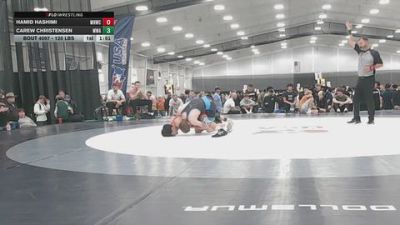 120 lbs Champ. Rd Of 16 - Carew Christensen, Moen Wrestling Academy vs Hamid Hashimi, Mile High Wrestling Club