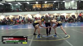 197 lbs Cons. Semi - Wesley Peters, Siena Heights vs Jackson Beck-Calvert, Adrian