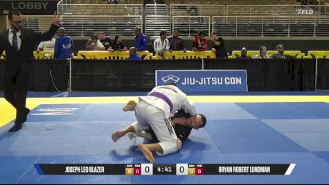 Bryan Robert Lundman vs Joseph Leo Blazer 2025 Pan Jiu Jitsu IBJJF Championship