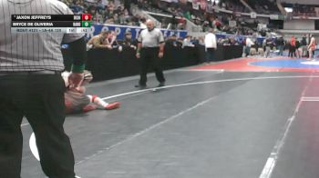 1A-4A 120 Cons. Round 2 - Jaxon Jeffreys, Deshler vs Bryce De Oliveria, Randolph