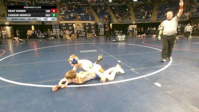 105 lbs Consy 1 - Sean Tanner, Lower Dauphin vs Carson Herrick, Cochranton