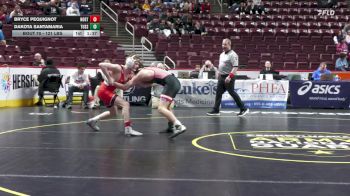 121 lbs First Round - Bryce Pequignot, North Penn-Liberty vs Dakota Santamaria, Tussey Mountain