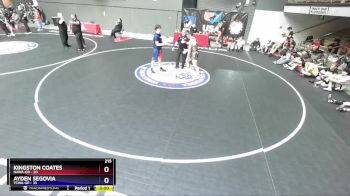 215 lbs Round 3 (16 Team) - Kingston Coates, NAWA-GR vs Ayden Segovia, TCWA-GR