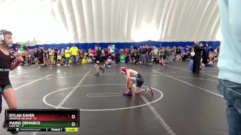 72 lbs Finals (2 Team) - Dylan Eaver, Donahue WA Blue vs Mario Demarco, Lake WC