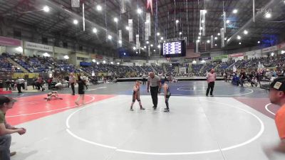 78 lbs 5th Place - Liam Bunting, Steel City Reloaded vs Mateo Alcantar, Moffat County Youth Wrestling