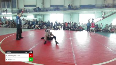 102 lbs Quarterfinal - Anthony Rodriguez, Church Boyz vs Thiago Rojas, Live Training