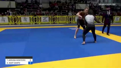 THAMIRES ARRUDA MONTEIRO vs AMY SCOT CAMPO 2021 Pan IBJJF Jiu-Jitsu No-Gi Championship