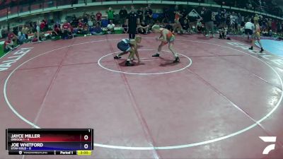 126 lbs Semis & Wb (16 Team) - Jayce Miller, Oregon 1 vs Joe Whitford, Utah Gold