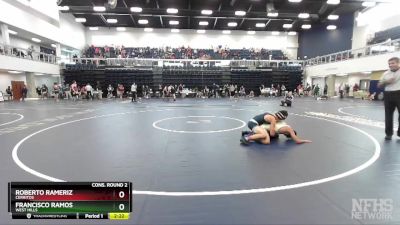 125 lbs Cons. Round 2 - Francisco Ramos, West Hills vs Roberto Rameriz, Cerritos