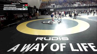 285 lbs Consi Of 4 - Jackson Schwab, Blair Academy vs Dante Donaldson, The Hill School