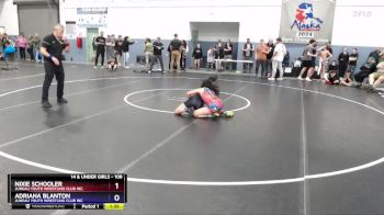 108 lbs Round 3 - Adriana Blanton, Juneau Youth Wrestling Club Inc. vs Nixie Schooler, Juneau Youth Wrestling Club Inc.